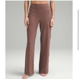 lululemon athletica Brown Wide Leg Pants